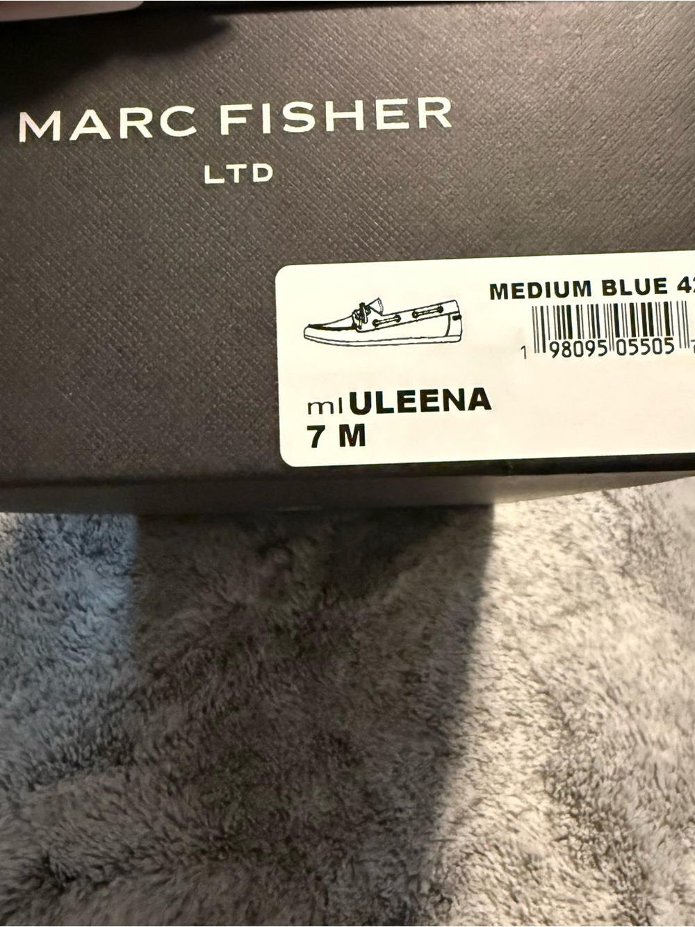 Marc Fisher Uleena Loafer - Medium Blue
